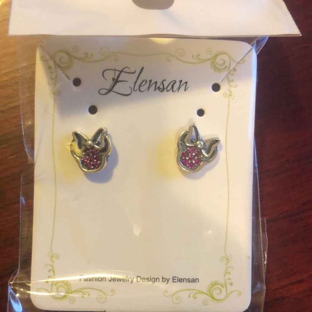 Minnie Mouse Stud Earrings